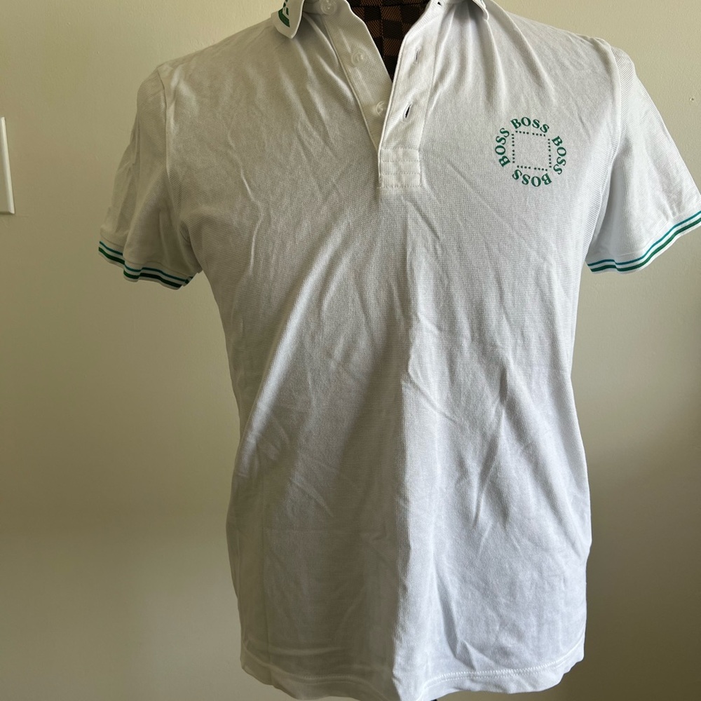 Hugo Boss White Polo Shirt